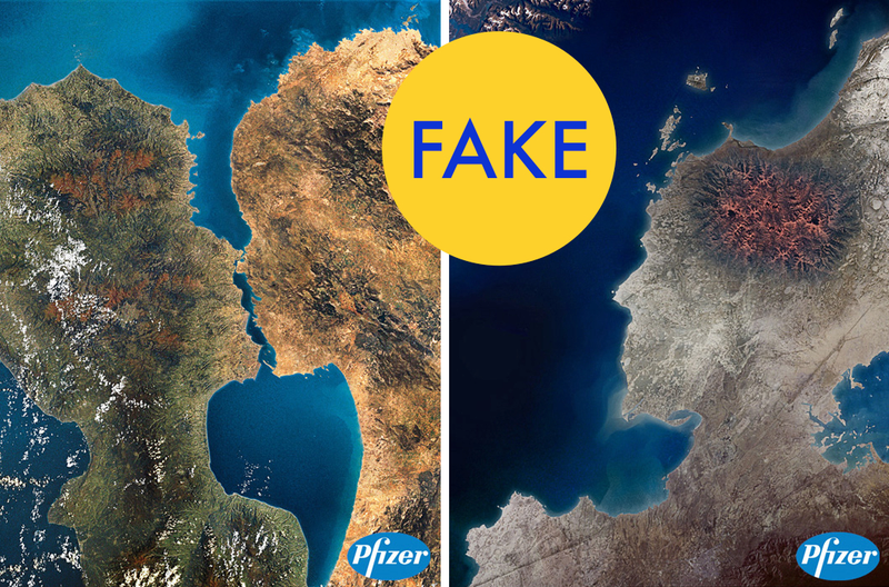 Illustration for article titled 86 Viral Images From 2014 That Were Totally Fake